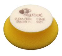 Tampone Spugna 4 Pz Lucidatura Auto Ø 70mm GIALLO Fine RUPES Velcrato 9.DA70M/4