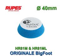 Tampone Spugna 6 Pz Lucidatura Auto Ø 40mm BLU Coarse RUPES Velcrato 9.DA40H/6
