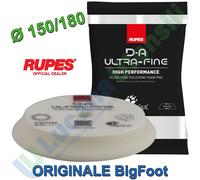 Tampone Spugna Lucidatura Auto Ø150/180 ULTRA-FINE White RUPES Velcrato 9.DA180S