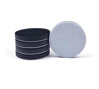 Tampone Tampone In Morbida Schiuma Da 3 Pollici (75 Mm) Con Gancio E Anello Per Platorello Abrasivo Da 3", 5 Dischi Abrasivi Con Cuscino In Spugna A Densità Morbida