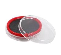 Tampone Timbro Nero Rotondo in Plastica, Rapido per Ufficio e Contratti | Tamponi di Inchiostro per Timbratura, Tampone Timbro Piccolo, per Fatture e Sportelli Bancari