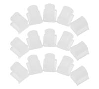 Tampone Valvola Rotativa in Gomma Bianca 4mm 15 Pezzi | Riduce il Rumore, Protegge i Componenti, per Meccanismi Rotativi ed Eufonio, Pratica e Banda Scolastica