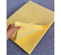 Tamponi Assorbenti Per Olio Confezione Da 100 Pezzi Per Pavimenti Di Garage E Imbarcazioni, Laboratori Liquidi Chimici Assorbenti E Protettivi Per Garage Domestici E Scantinati(Yellow-4mm)