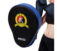 Tamponi da boxe - Pelle PU esterna, Interno EVA ad alta elasticità Boxing Mitts | Tamponi per allenamento durevoli per la palestra Home Fitness Karate Muay Thai Horse Competition Sports