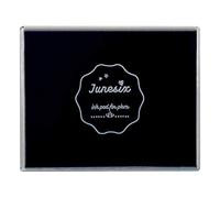 Tamponi di inchiostro di grandi dimensioni, lavabili, per scrapbooking, per pittura con le dita per bambini, per hobbistica, timbri di gomma, cartoline fai da te, dipinti (nero)