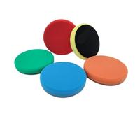Tamponi for lucidatura auto in spugna da 5"(125 mm)/6"(150 mm) Tampone for piatto, compatibile con lucidatrice DA/RO/GA, lucidatrice/cera(Mixed 5pcs,6 Inch(150mm) Backer)