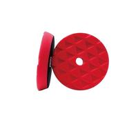 Tamponi For Lucidatura, Tamponi For Lucidatura Orbitale Da 5 Pollici E 125 Mm, Tampone In Schiuma For Lucidatura, 5 Grane Da Grossolana A Fine For Lucidatura E Ceratura(1 Red Finish Polish)