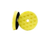 Tamponi For Lucidatura, Tamponi For Lucidatura Orbitale Da 5 Pollici E 125 Mm, Tampone In Schiuma For Lucidatura, 5 Grane Da Grossolana A Fine For Lucidatura E Ceratura(1pc Yellow Medium)