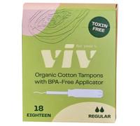 Tamponi In Cotone Regolare Biologici 18 Pezzi Di Viv Per Il Tuo V