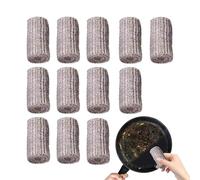 Tamponi in lana d'acciaio, tampone per scrubber in lana d'acciaio,12X spugnette abrasive | Lavapavimenti multiuso, strumento per la pulizia della casa per piatti, pentole, padelle e