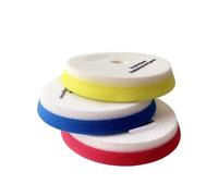 Tamponi lucidanti con piastra di supporto da 5 pollici, spugna ibrida a 2 strati con gancio e passante for lucidatura e ceratura(3 Pad)