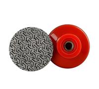 Tamponi lucidanti diamantati elettrolitici da 2 pollici e 50 mm con filettatura M14, rimozione rapida, dischi abrasivi for piastrelle, vetro, cemento e pietra(200 Grit)