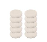Tamponi lucidanti in feltro di lana M14 da 3/4/5/6/7 pollici for piastrelle, vetro, acciaio inossidabile, lucidatura auto, strumenti for la riparazione di graffi(Wool Pads 10Pcs,4 inch)