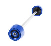 Tamponi Motociclo Per Suzu&ki GSX-R600 GSX-R750 GSX-R1000 GSXR 600 750 1000 Moto Assale Anteriore Forcella Ruota Protector Crash Sliders Cap Pad(Blue and Black)