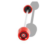 Tamponi Motociclo Per Suzu&ki GSX-R600 GSX-R750 GSX-R1000 GSXR 600 750 1000 Moto Assale Anteriore Forcella Ruota Protector Crash Sliders Cap Pad(Red and Black)