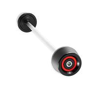 Tamponi Motociclo Per Suzu&ki GSX-R600 GSX-R750 GSX-R1000 GSXR 600 750 1000 Moto Assale Anteriore Forcella Ruota Protector Crash Sliders Cap Pad(Black and Red)