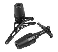 Tamponi paramotore Protezione per carenatura Crash Pad per protezione telaio moto per Ducati Streetfighter 955 959 1199 1299(Black)