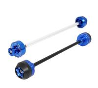 Tamponi Paratelaio Per MT07 Per FZ07 Per XSR700 Anteriore Asse Ruota Posteriore Forcella Crash Slider Accessori Moto Basamento Vite Forcellone Bobine Protezione paraurti(Blue Front Rear 2PC)
