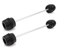 Tamponi Paratelaio Protezioni Per YZF-R7 2021 2022 2023 Moto Anteriore E Posteriore Perno Forcella Ruota Protezione Antiurto Slider Copertura Kit Pastiglie(Front Rear-black)