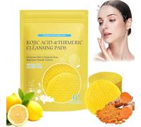 Tamponi per la pulizia dell'acido cogico alla curcuma, tamponi per la pulizia dell'acido cogico e della curcuma, tamponi esfolianti in schiuma infusa per la pulizia delle macchie scure, olio e acqua