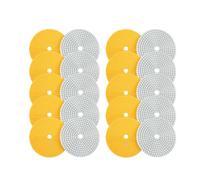 tamponi per le orecchie lucidatura piastrelle per smerigliatrice, pastiglie per le orecchie per lucidatura del calcestruzzo 150 grit marmo umido granito quarzo cemento cemento terrazzo (7 pollici)