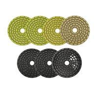 Tamponi per lucidatura 7Pcs Diamond Concrete Polishing Pads 4Inch Resin Bond Floor Renew Sanding Discs Set Dia100mm Polisher Abrasive Tool(7pcs G800)