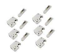 Tamponi Per Porte Armadio Silenziosi Resistenza Agli Attriti Dei Rulli In Nylon Antiruggine Per I Cassetti Armadio Del Guardaroba Installare Facilmente I Fermi A Pressione