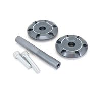 Tamponi Protezione Asse Compatibile Con Per RNINET Racing Scramble Telaio Moto Slider Anticaduta Anteriore Asse Posteriore Anticollisione Tamponi Protezione Ruota(Chrome)