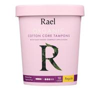 Tamponi Regolari Core In Cotone Biologico 18 Count Da Rael