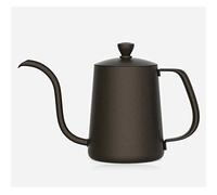 TAMUME 350ML 5MM Nero a Collo di Cigno Becco Drip Bollitore con Coperchio