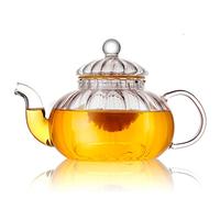 TAMUME 600ml Zucca Teiera Vetro con Infusore Vetro pour Tè