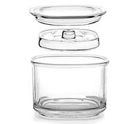 TAMUME 850ML Barattolo Fermentazione Multiuso in Vetro per Sottaceti, Contenitori Fermentazione con Coperchio con Apertura Larga