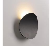 TAMYUSE Applique da Parete a LED per Camera da Letto ad Arco 5W Illuminazione da Parete Bianca Nera Lampada da Parete per Soggiorno Lampada da Specchio per specchietto Lampada da Parete per Interni