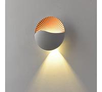 TAMYUSE Conch LED Lampade per Esterni Montaggio a Parete Impermeabile Portico in Alluminio pressofuso Luce per Ambienti bagnati Apparecchio per Esterni Applique da Parete Applique per Esterni 6W