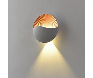 TAMYUSE Conch LED Lampade per Esterni Montaggio a Parete Impermeabile Portico in Alluminio pressofuso Luce per Ambienti bagnati Apparecchio per Esterni Applique da Parete Applique per Esterni 6W