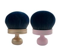 Tan Blending Brush, Bronzer Makeup Tool, Face Contour Applicator, Soft Dense Bristle Design, Electroplated Ergonomic Handle, Routine, 3.34x2.68