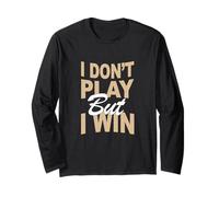 Tan Color Don't Play, Win Tan Graphic Maglia a Manica