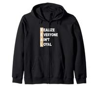Tan Color Everyone Ain't Real Tan Graphic Felpa con Cappuccio