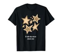 Tan Color I Told The Stars Tan Graphic Maglietta