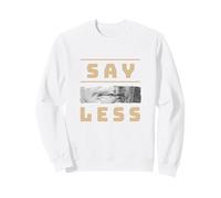 Tan Color Say Less Tan WT Grafica Felpa