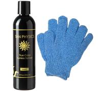 Tan Physics Self Tanner 8 Fl oz with Pair Hydro Exfoliation Mitt by Sans-Sun - Tan Physics Sunless Tanner - Self Tanners Best sellers - Fak