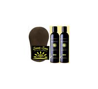 Tan Physics True Color Sunless Tanner 8 Fl oz (Pack of 2) withTanning Mitts by Sans-Sun - Self Tanner - Sunless Tanning Lotion - Self Tanne
