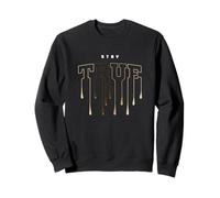 Tan Stay True Tan Grafica a Colori Felpa
