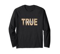 Tan Stay True Tan Grafica a Colori Maglia a Manica