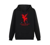TAN YA XUE Chateau Marmont Hollywood Hotel Sweatshirts Graphic Pullover Mens Black Printed Hoodies M