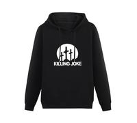 TAN YA XUE Killing Joke Sweatshirts Graphic Pullover Mens Black Printed Hoodies M