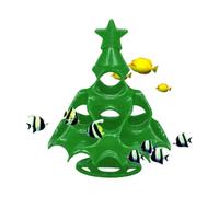 Tana Pesci d'Acquario Rifugio Per Gamberetti A Forma Di Albero Di Natale