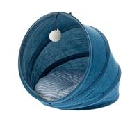 Tana tunnel modello Shirt con cuscino double face e fondo antiscivolo per gatti