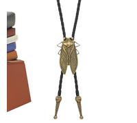 Tanakeji Collana Per Uomini In Stile Cowboy | Cravatta Western,Necktie Cowboy Con Design A Cicala | Per Donne Famiglia Giovani Costume Cosplay Bartender Viaggio