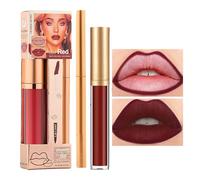 Tanakeji Kit Rossetto E Labbra,Accessorio Trucco Portatile - Colore Per Labbra Portatile | per Signore Madri Sposesse Studentesse Universitarie Viaggiatori Amanti Bellezza Routine Quotidiana Feste